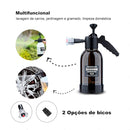 Pulverizador de Espuma 2L Manual com Bico Ajustável – Multiuso para Lavagem de Carros, Jardinagem e Limpeza Doméstica – Spray Pressurizado com Alavanca e 2 Bicos Intercambiáveis
