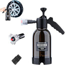 Pulverizador de Espuma 2L Manual com Bico Ajustável – Multiuso para Lavagem de Carros, Jardinagem e Limpeza Doméstica – Spray Pressurizado com Alavanca e 2 Bicos Intercambiáveis